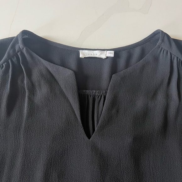 Lush Black Mini Dress - Picture 4 of 6